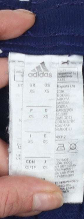 Mens UK Size XS adidas Slim Fit Jogger Blue Trousers