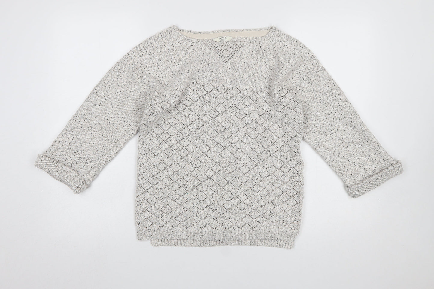 Womens UK Size 12 FatFace Ivory Pullover Jumper