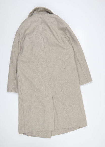 Womens UK Size S Dunnes Beige Overcoat