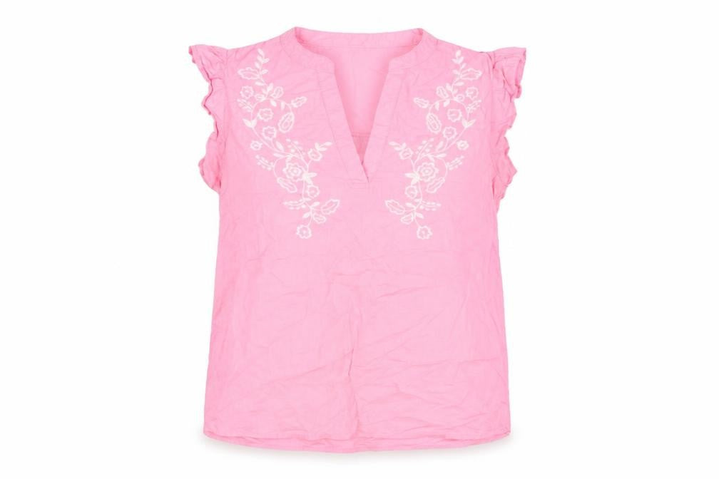 Womens UK Size S Dunnes Pink Tunic Blouse