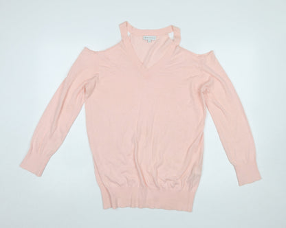 Womens UK Size 10 Warehouse Pink Pullover Jumper