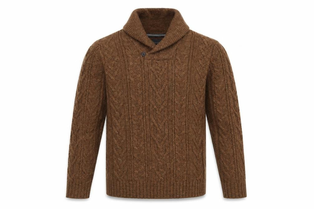Mens UK Size M Rocha John Rocha Brown Pullover Jumper