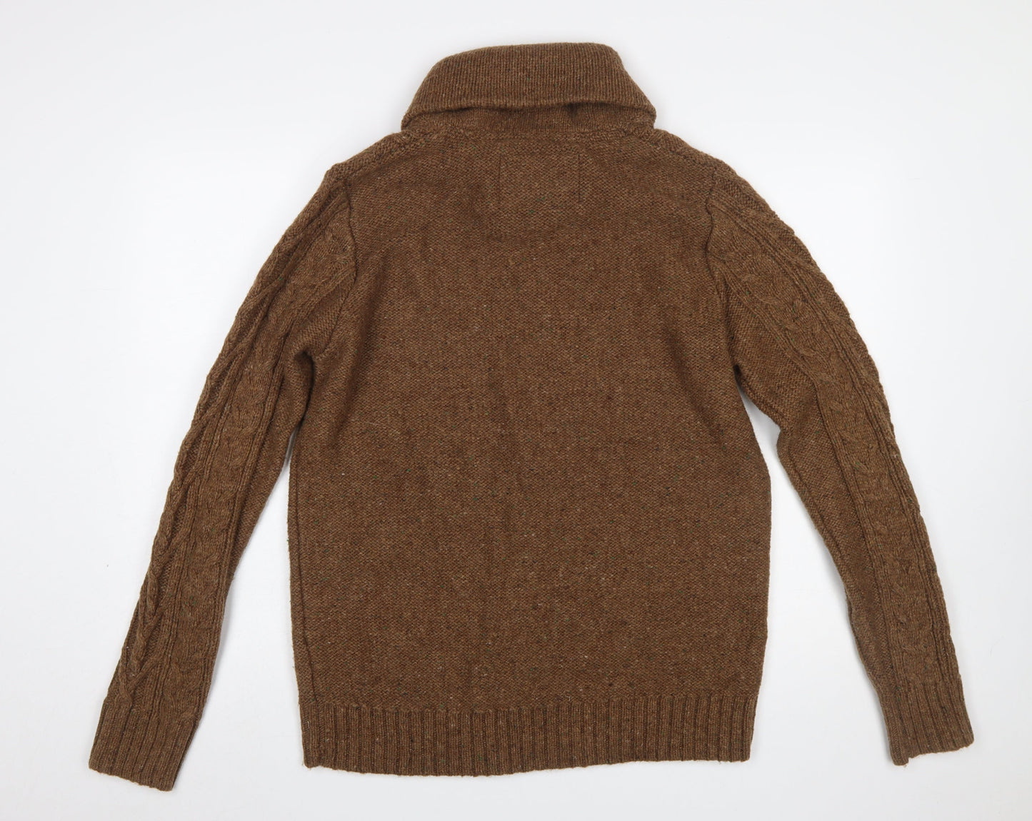 Mens UK Size M Rocha John Rocha Brown Pullover Jumper