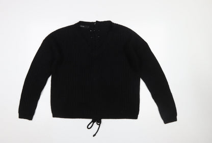 Womens UK Size S VERO MODA Black Pullover Jumper