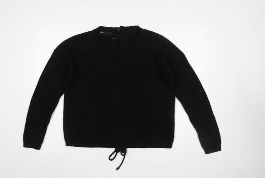 Womens UK Size S VERO MODA Black Pullover Jumper