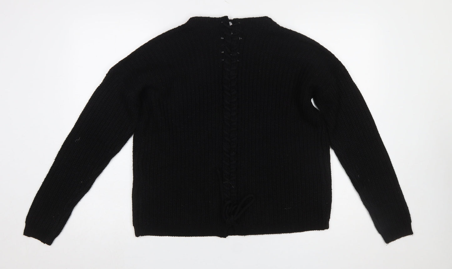 Womens UK Size S VERO MODA Black Pullover Jumper
