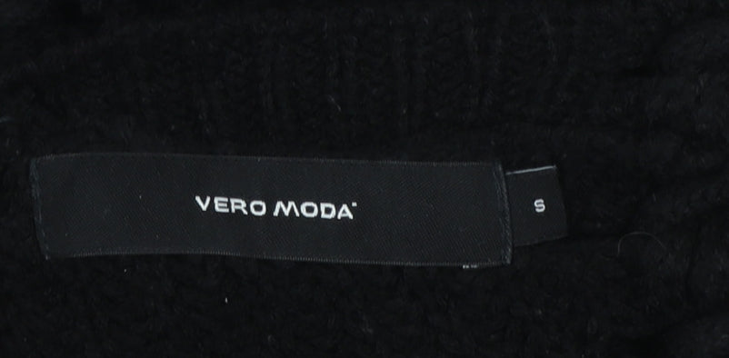 Womens UK Size S VERO MODA Black Pullover Jumper