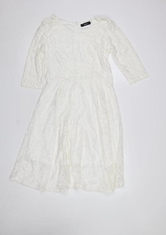 Womens UK Size M Allandwell Fit & Flare Dress
