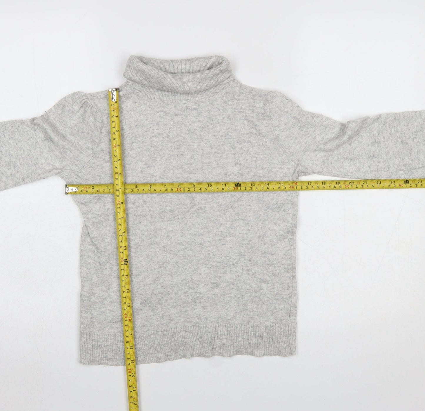 Womens UK Size 8 Laura Ashley Grey Pullover Jumper
