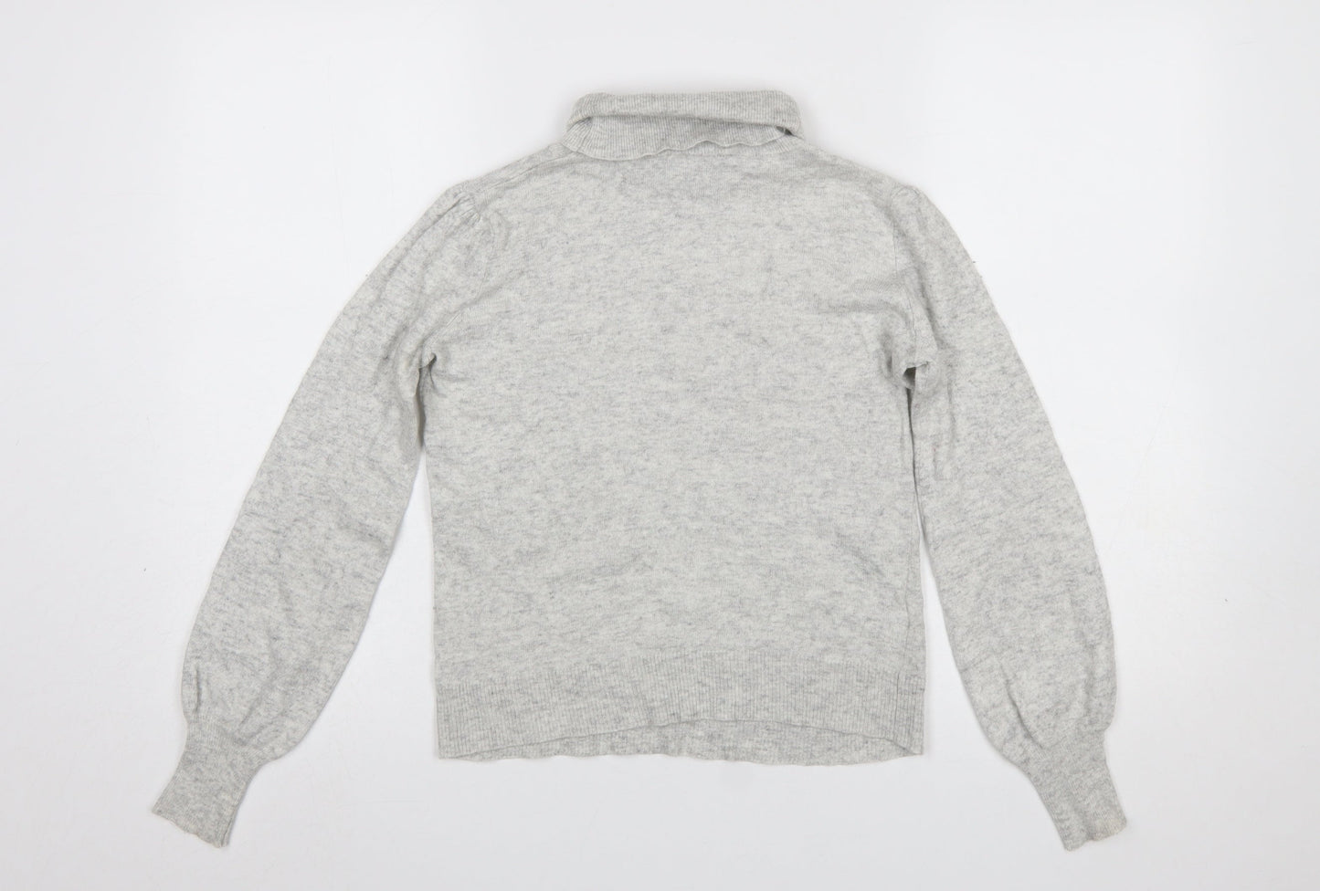 Womens UK Size 8 Laura Ashley Grey Pullover Jumper