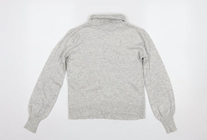 Womens UK Size 8 Laura Ashley Grey Pullover Jumper