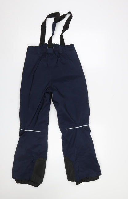 Boys UK Size 9-10 Years Crivit Regular Fit Snow Pants Blue Trousers