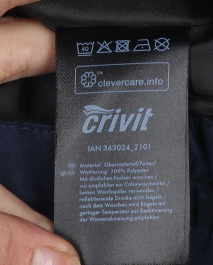 Boys UK Size 9-10 Years Crivit Regular Fit Snow Pants Blue Trousers