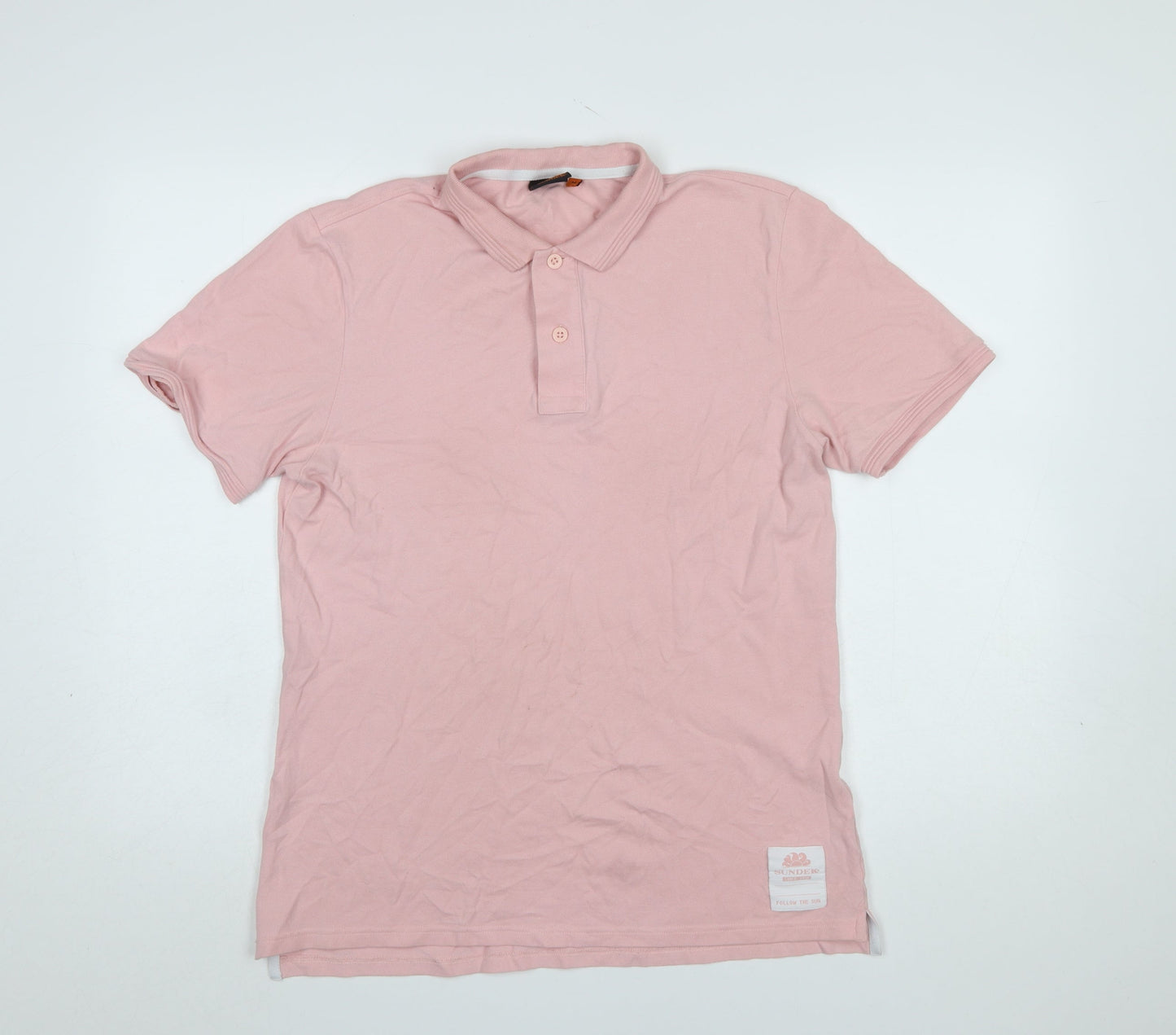Mens UK Size M Sundek Cotton Blend Polo Shirt