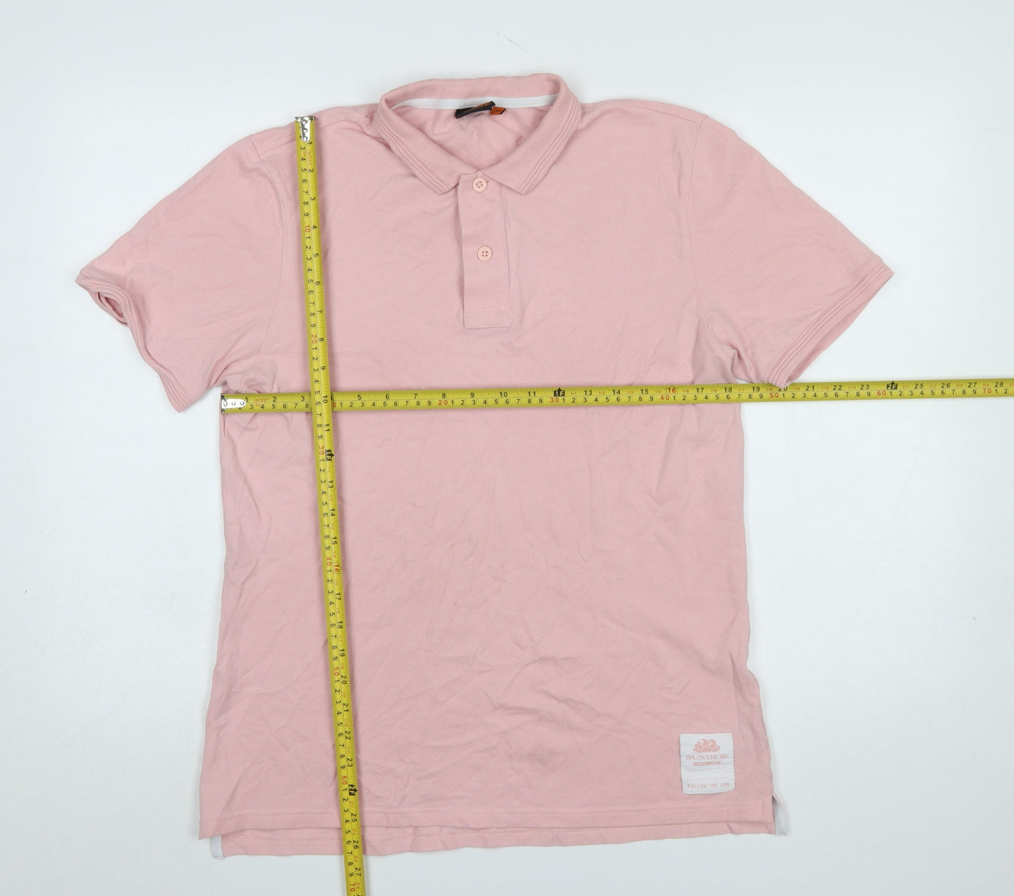 Mens UK Size M Sundek Cotton Blend Polo Shirt