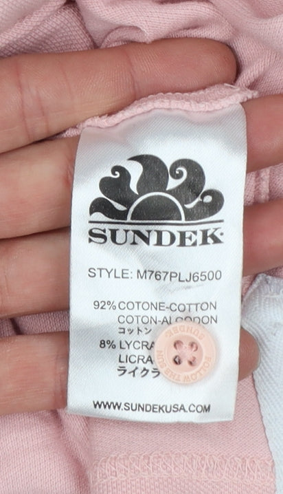 Mens UK Size M Sundek Cotton Blend Polo Shirt