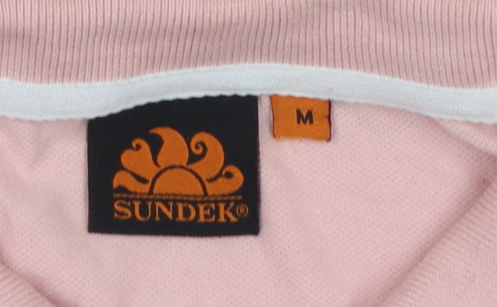 Mens UK Size M Sundek Cotton Blend Polo Shirt