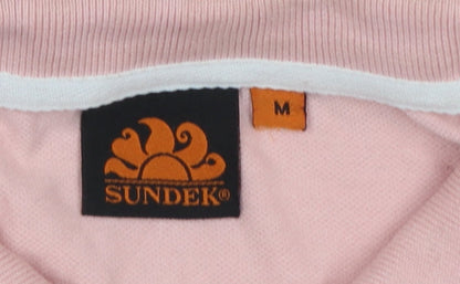 Mens UK Size M Sundek Cotton Blend Polo Shirt