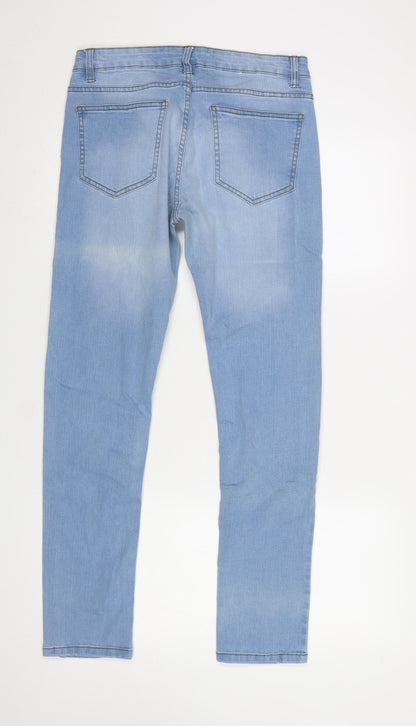 Denim Co. Men's Blue Skinny Jeans W30 L30 Slim Fit Denim