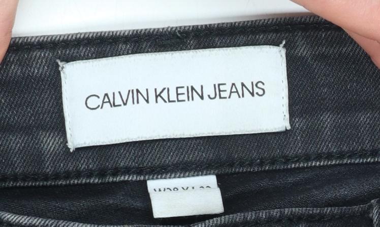 Mens UK Size M Calvin Klein Slim Fit Skinny Black Jeans