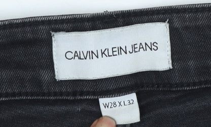 Mens UK Size M Calvin Klein Slim Fit Skinny Black Jeans