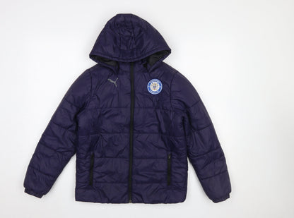Boys UK Size 11-12 Years PUMA Blue Puffer Jacket