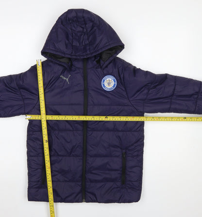 Boys UK Size 11-12 Years PUMA Blue Puffer Jacket