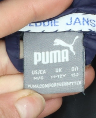 Boys UK Size 11-12 Years PUMA Blue Puffer Jacket