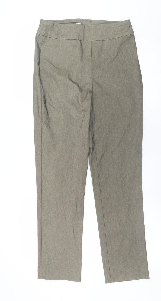 Womens UK Size 10T Marla Wynne Regular Fit Dress Pants Beige Trousers