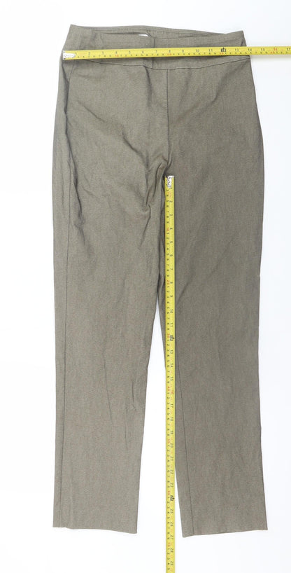 Womens UK Size 10T Marla Wynne Regular Fit Dress Pants Beige Trousers