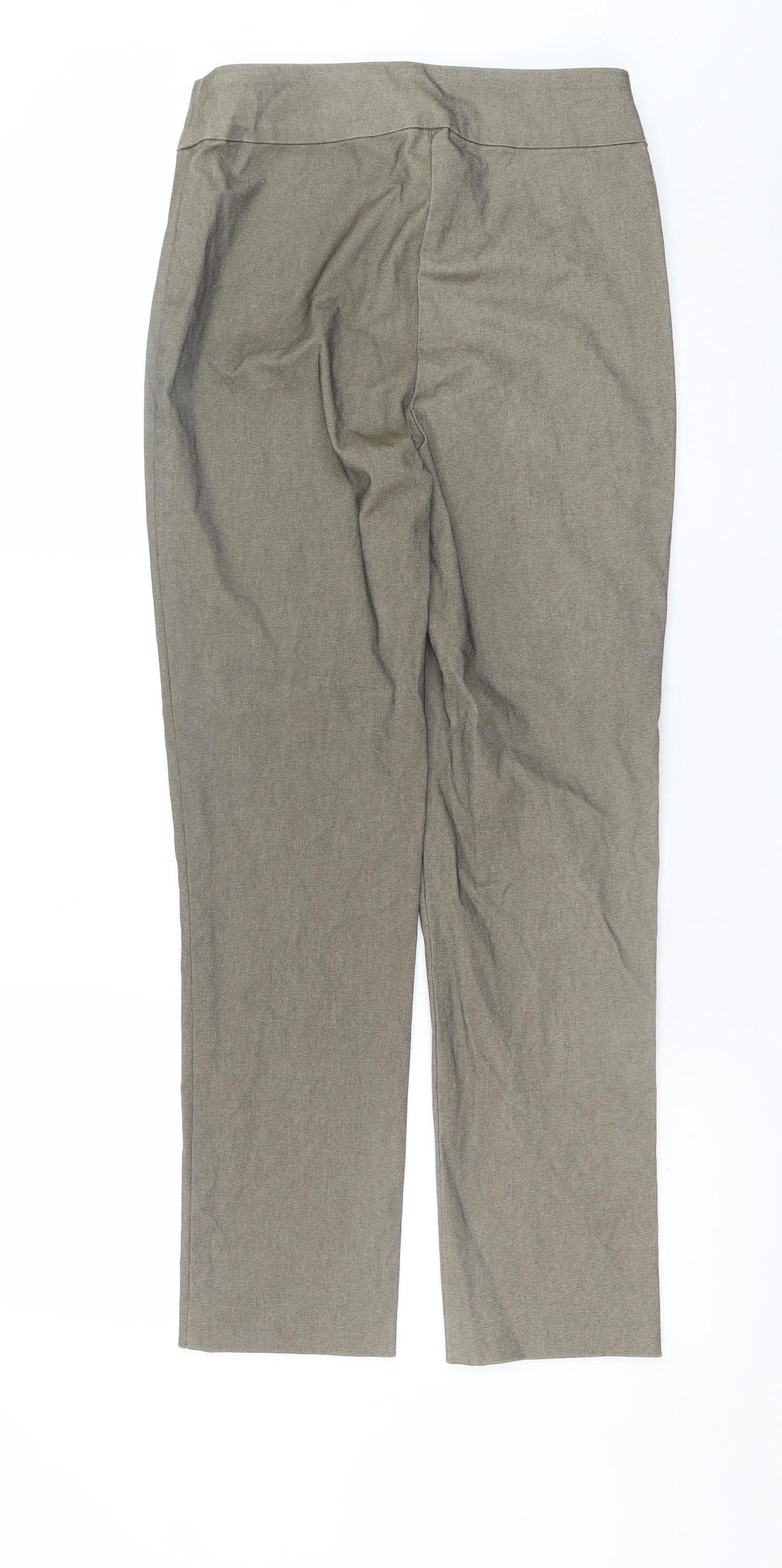 Womens UK Size 10T Marla Wynne Regular Fit Dress Pants Beige Trousers