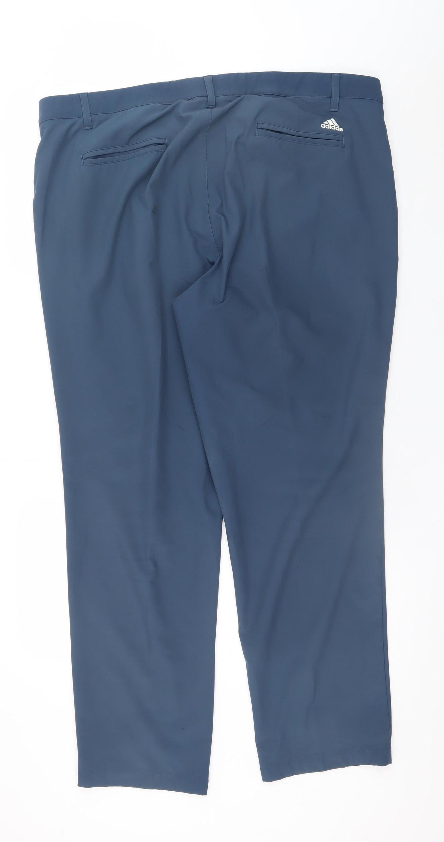 Mens UK Size 40x30 adidas Regular Fit Chino Blue Trousers
