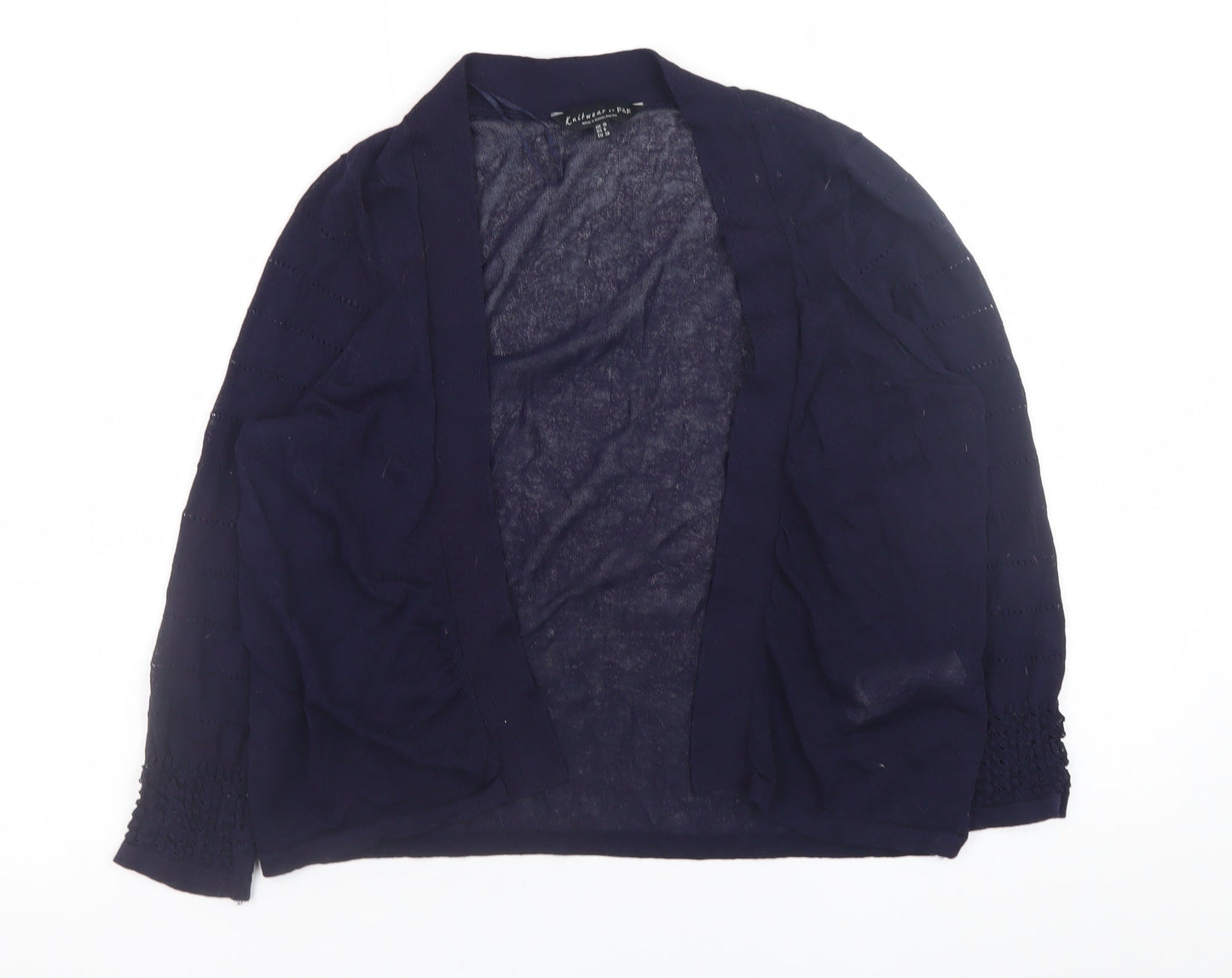Womens UK Size 10 F&F Blue Cardigan Jumper