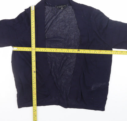 Womens UK Size 10 F&F Blue Cardigan Jumper