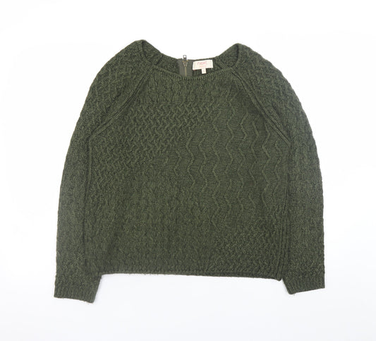 Womens UK Size 8 NEXT Green Pullover Jumper