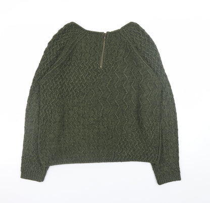 Womens UK Size 8 NEXT Green Pullover Jumper