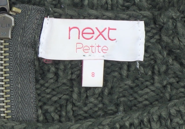 Womens UK Size 8 NEXT Green Pullover Jumper