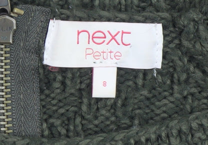 Womens UK Size 8 NEXT Green Pullover Jumper