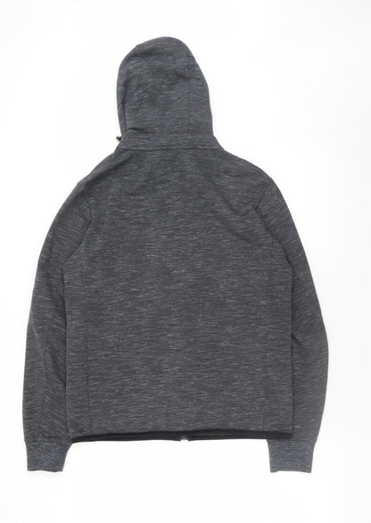 Mens UK Size S Uniqlo Grey Full Zip Hoodie