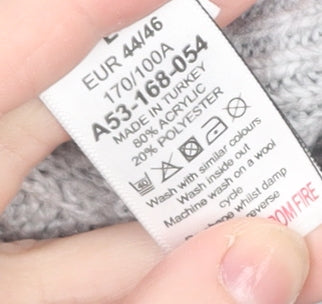 Womens UK Size 16 NEXT Grey Cardigan Jumper