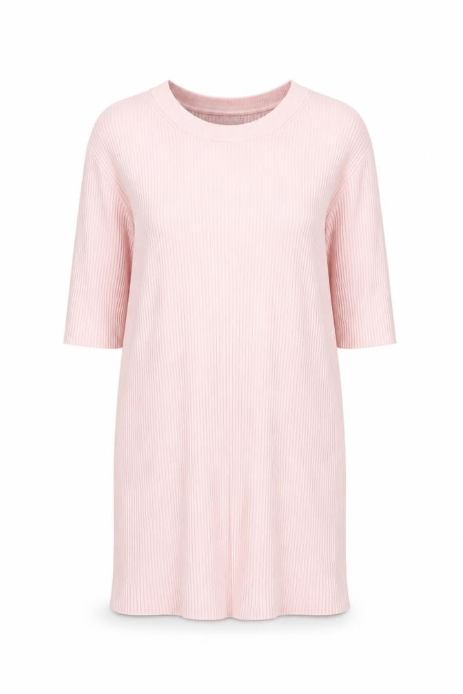 Womens UK Size S Marks and Spencer Pink Basic T-Shirt