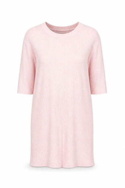 Womens UK Size S Marks and Spencer Pink Basic T-Shirt
