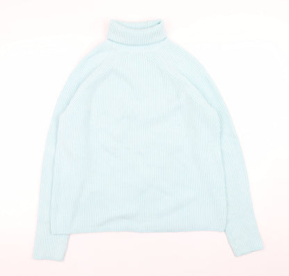 Womens UK Size M Marks and Spencer Blue Pullover Jumper
