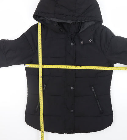 Womens UK Size 10 L.O.G.G. Black Puffer Jacket