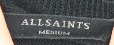 Womens UK Size M AllSaints Black Pullover Jumper