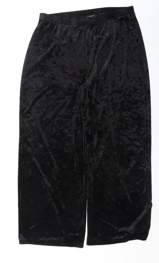 Womens UK Size 18 Spirit Regular Fit Casual Party/Cocktail Black Trousers
