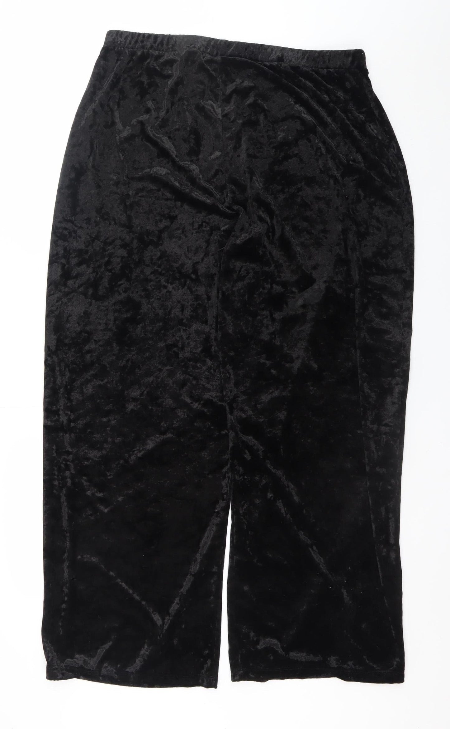 Womens UK Size 18 Spirit Regular Fit Casual Party/Cocktail Black Trousers