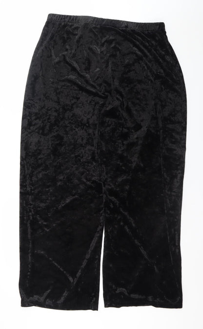 Womens UK Size 18 Spirit Regular Fit Casual Party/Cocktail Black Trousers