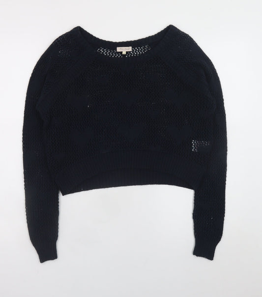 Womens UK Size 8 River Island Black Pullover Jumper
