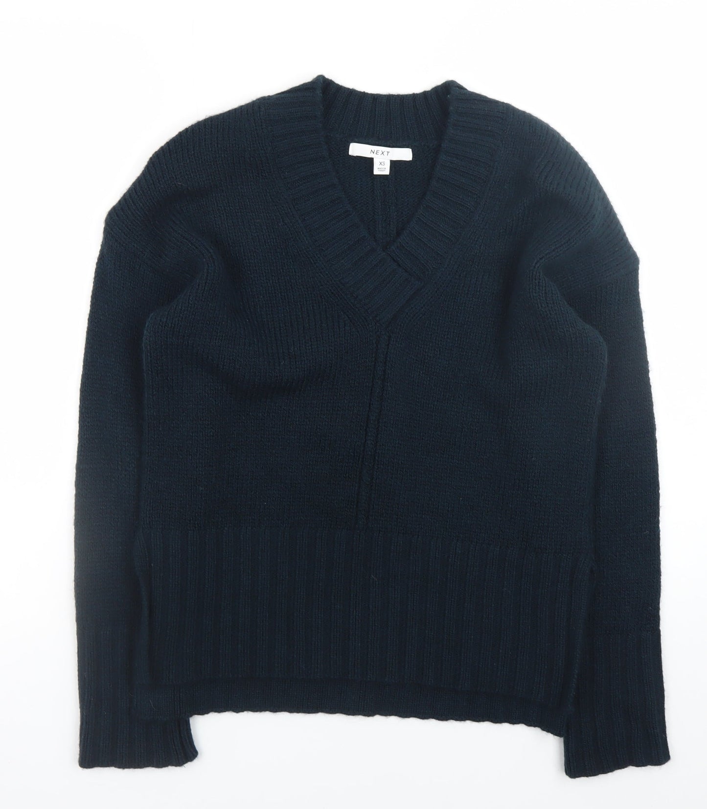 Womens UK Size XS NEXT Black Pullover Jumper
